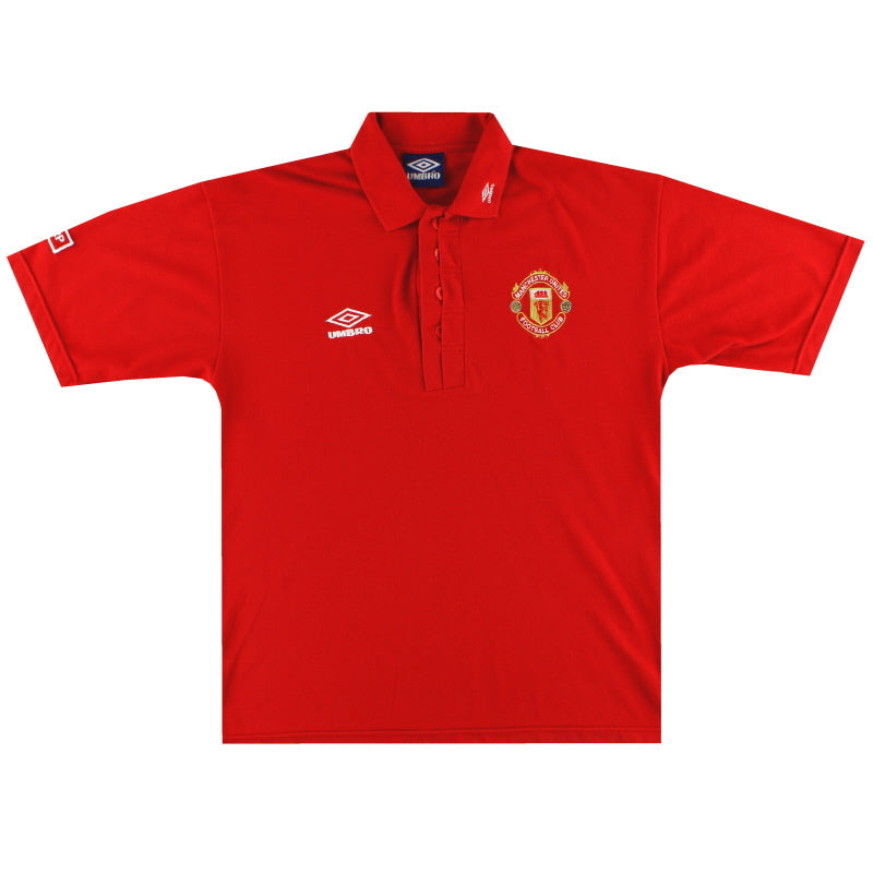 Polo Umbro del Manchester United 1998-99 Talla L