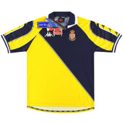 Camiseta de visitante Kappa del AS Mónaco 1998-99 *con etiquetas* XL