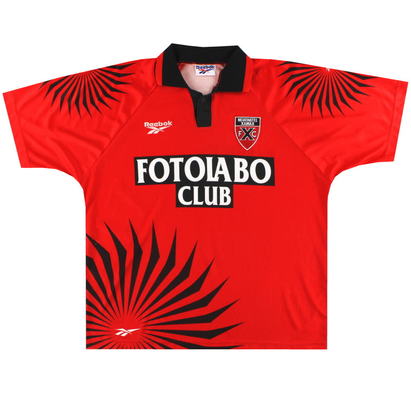 1998-99 Neuchatel Xamax Reebok Camiseta Local XL