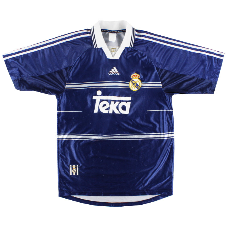 1998-99 Real Madrid adidas Away Shirt L