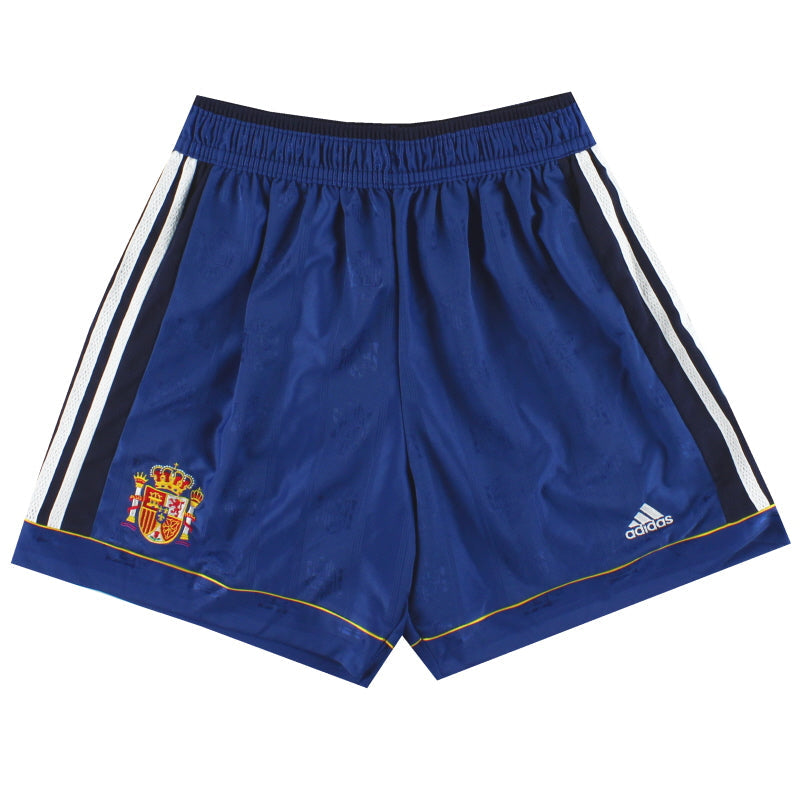 1998-99 España adidas Muestra Pantalón Corto Visitante *Como Nuevo* M