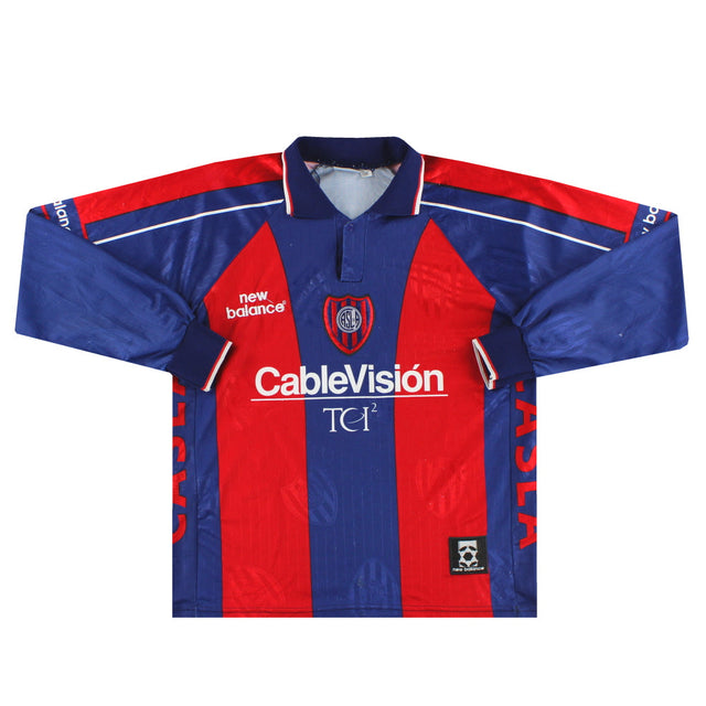1998-99 San Lorenzo New Balance Home Shirt L/S