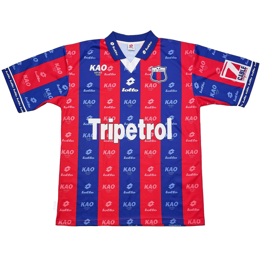 1998 Camiseta de local del Deportivo Quito (XL) Lotto