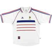 Camiseta de visitante Adidas Francia 1998 Talla L