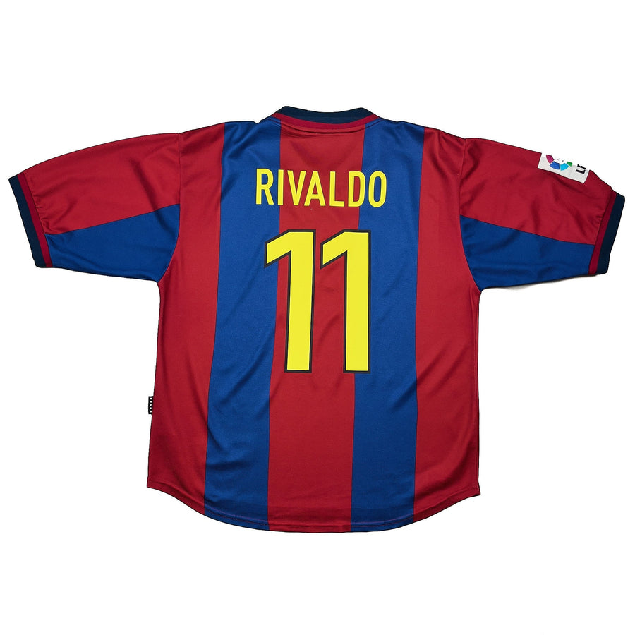 Camiseta de casa Barcelona 1998/00 Rivaldo #11 (M) Nike