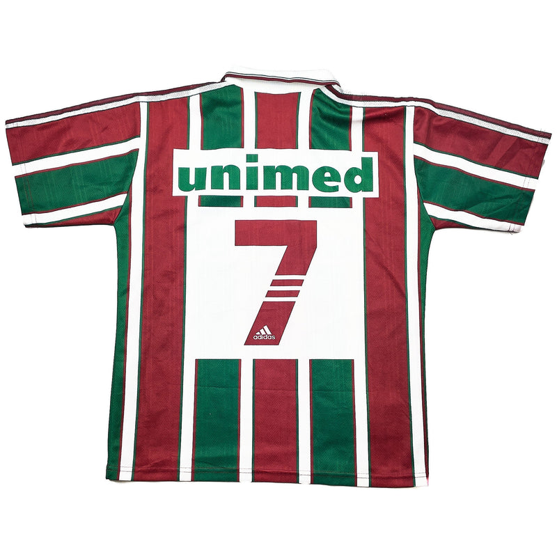 1998/00 Fluminense #7 Home Shirt (S) Adidas