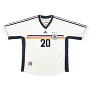 Camiseta Local Alemania 1998/00 Bierhoff #20 (Talla L) Adidas