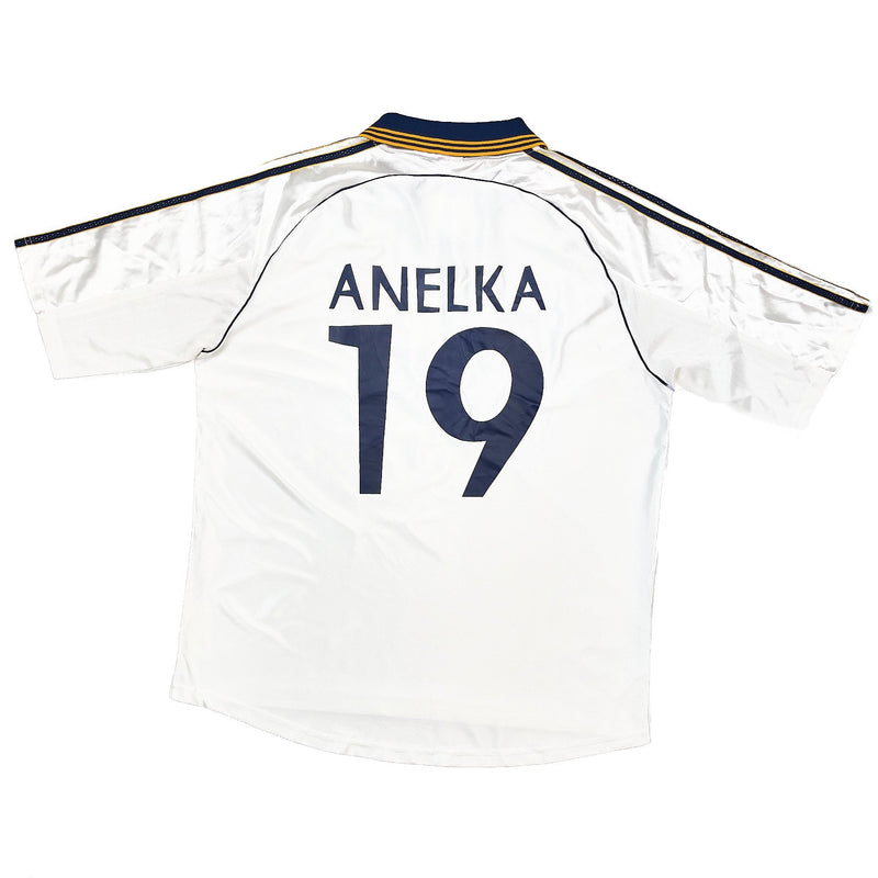 1998/00 Real Madrid Anelka #19 Home Shirt (XL) Adidas
