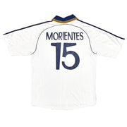 Camiseta de local del Real Madrid 1998/00 Morientes #15 (L) Adidas