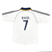 Camiseta de local del Real Madrid 1998/00 Raúl #7 (S) Adidas
