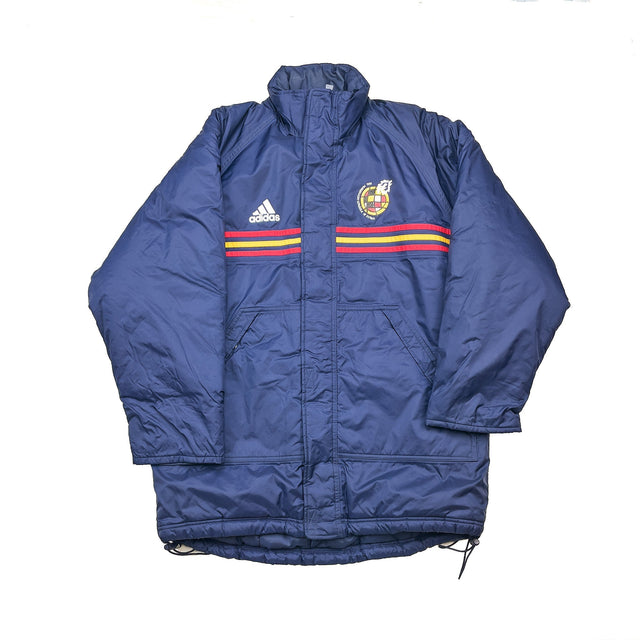 1998/00 Spain Bench Coat (M) Adidas