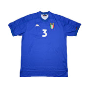 Camiseta Titular Italia 1998/99 Maldini #3 (XL) Kappa