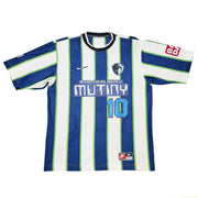Camiseta de Visitante del Tampa Bay Mutiny de 1998/99 Valderrama #10 (M) Nike