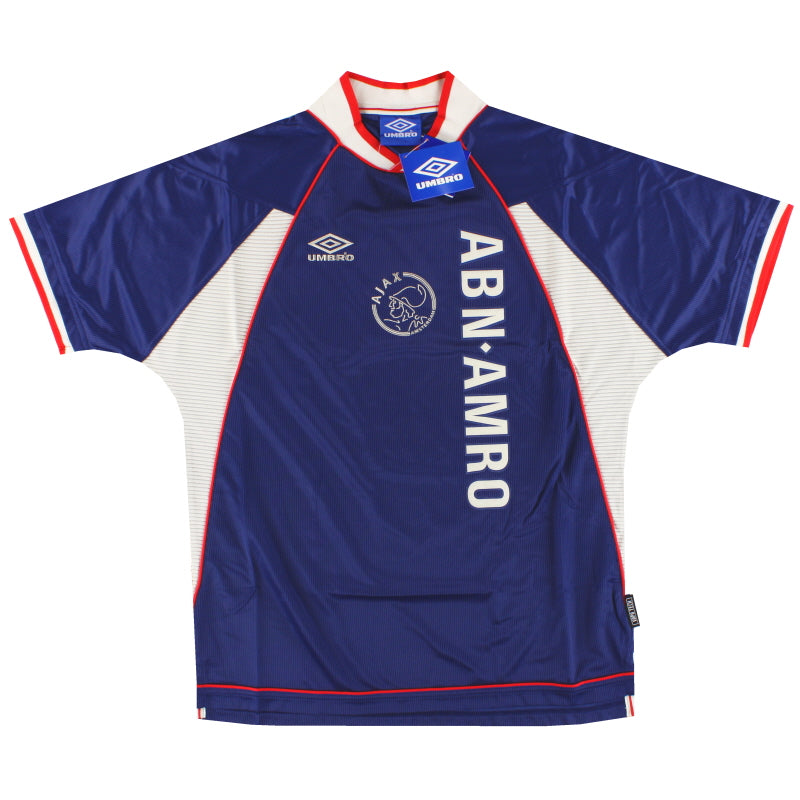 1999-00 Ajax Umbro Camiseta de visitante *con etiquetas* L