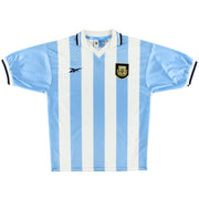 Camiseta de local Reebok Argentina 1999-00 L
