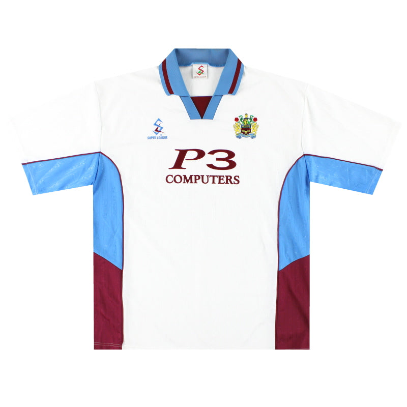 1999-00 Burnley Super League Away Shirt *Como Nueva* XL