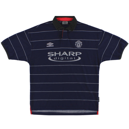 1999-00 Manchester United Umbro Away Shirt XXL