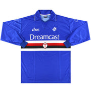 Camiseta Local Asics Sampdoria Manga Larga 1999-00 XL
