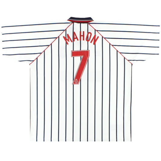 1999-00 Tranmere Rovers Patrick Home Shirt Mahon #7 XXL