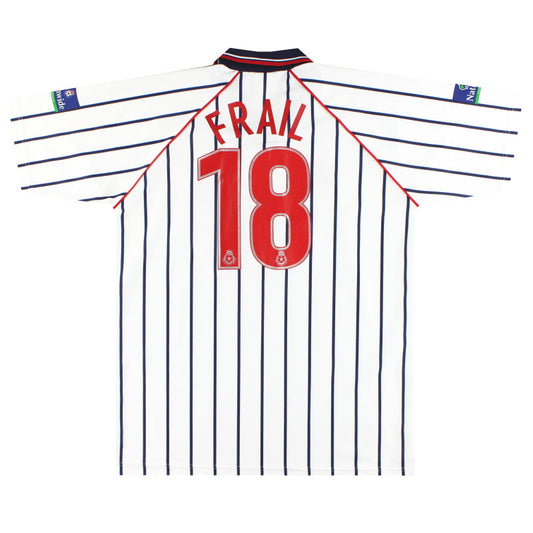 1999-00 Tranmere Rovers Patrick Match Issue Home Shirt Frail #18 XL