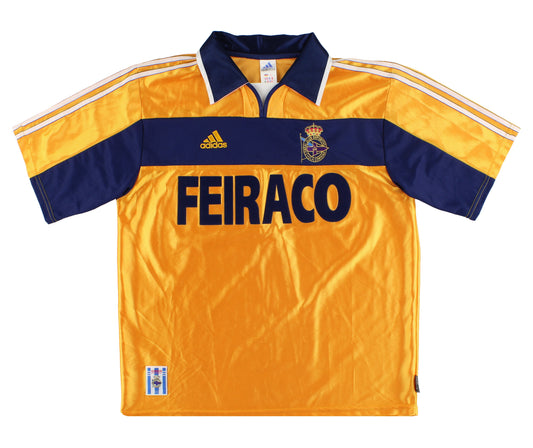 1999-00 Deportivo adidas Away Shirt L