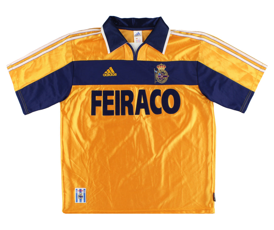 1999-00 Deportivo adidas Away Shirt L