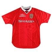 1999-00 Manchester United Umbro Camiseta CL Ganadores M