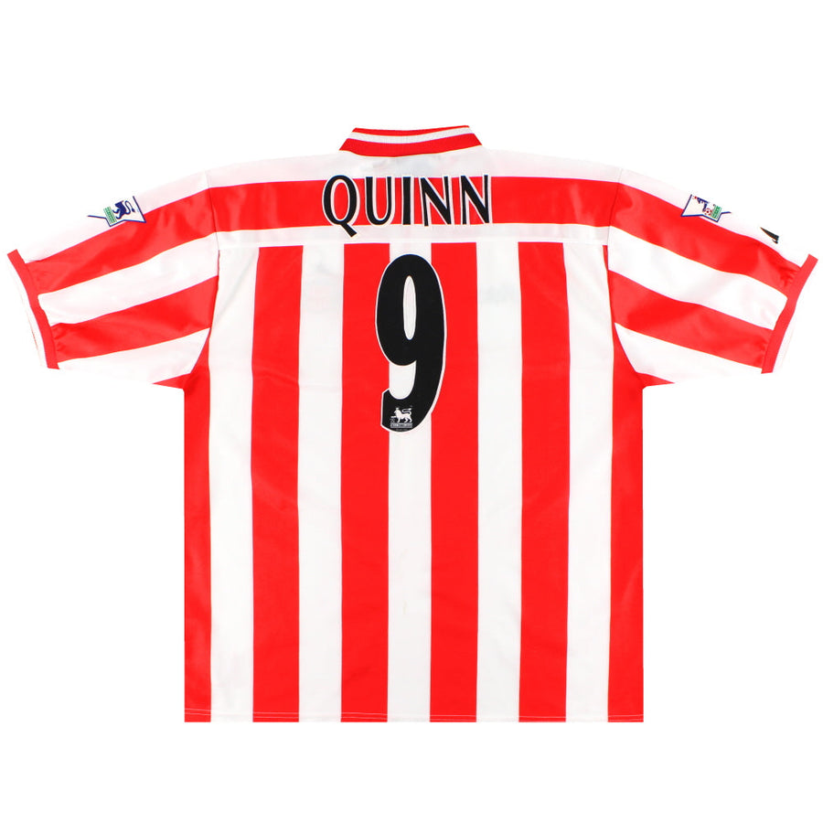 Camiseta Asics del Sunderland 1999-00 Local Quinn #9 *Impecable* XXL