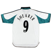 Camiseta de visitante del Newcastle adidas 1999-00 Shearer #9 *Como nueva* L