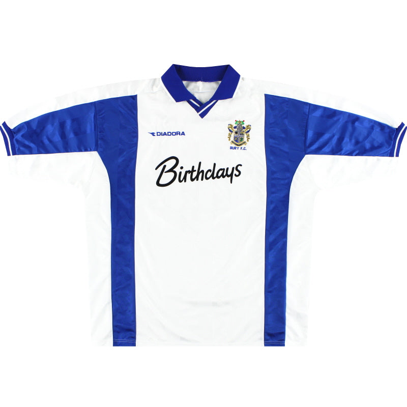 1999-01 Camiseta de casa Diadora del Bury XL