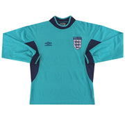1999-01 Inglaterra Umbro Camiseta Portero Y