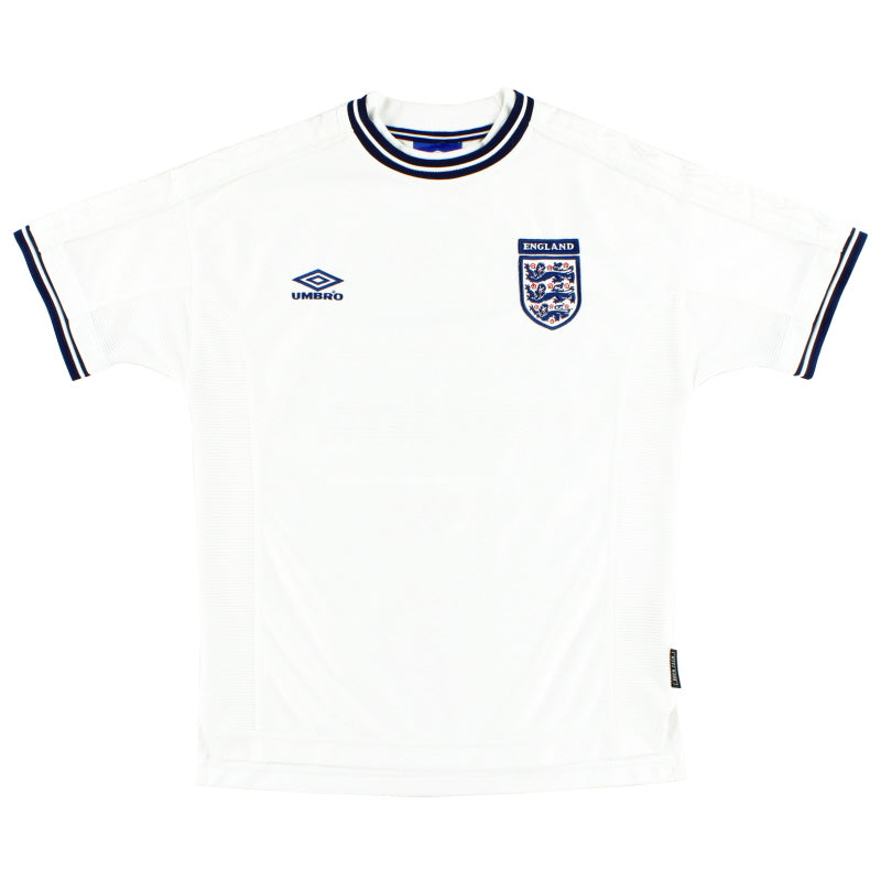1999-01 Inglaterra Umbro Camiseta Local Y