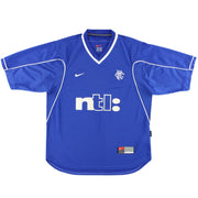 1999-01 Rangers Nike Camiseta de local XL