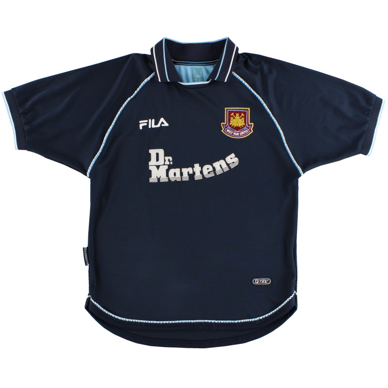1999-01 West Ham Fila Third Shirt L - Classic Football Kit