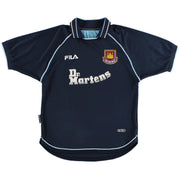 1999-01 Camiseta West Ham Fila Tercera Equipación L