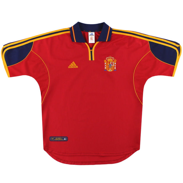 1999-02 Spain adidas Home Shirt S