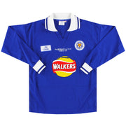 Camiseta local manga larga Leicester Fox Leisure 'Worthington Cup Final' 1999 *Impecable*