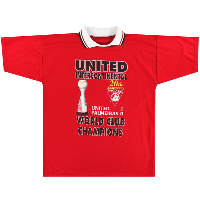 Camiseta Copa Intercontinental Manchester United 1999 XL