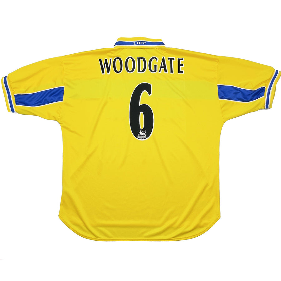 Camiseta de la tercera equipación del Leeds United 1999/00 de Woodgate #6 (XXL) Puma