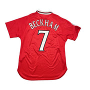 Camiseta de casa 1999/00 Manchester United Beckham #7 'C/L Winners' (L) Umbro