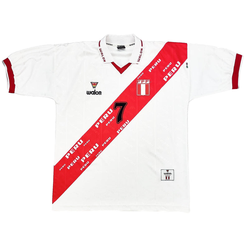 1999/00 Peru Solano #7 Home Shirt (XL) Walon