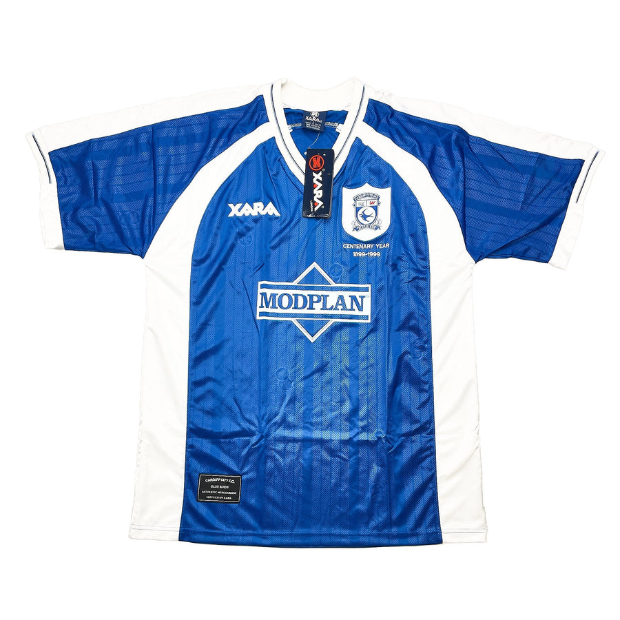 1999/01 Cardiff City *BNWT* Camiseta Centenario Local (L) Xara