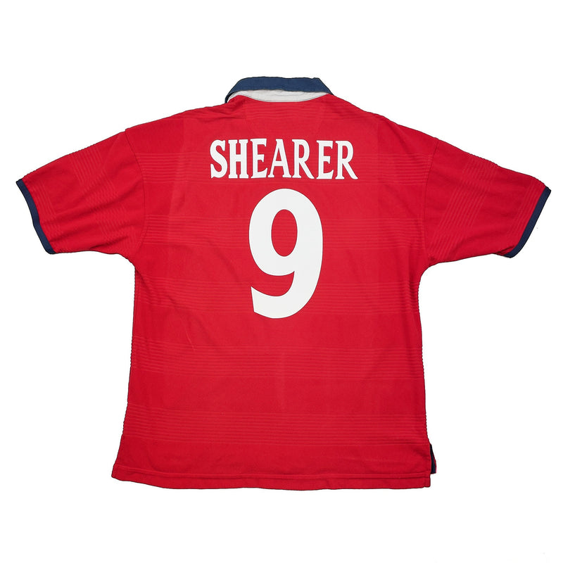1999/01 England Shearer #9 Away Shirt (L) Umbro