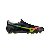 Botas de fútbol Mizuno Alpha III Elite FG/AG - Negro/Naranja Lava/Onagra