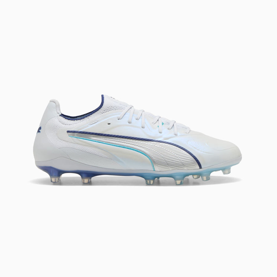 Botas de fútbol Puma King 20 Ultimate FG/AG - Puma Silver/Blue Jewel/Puma Black