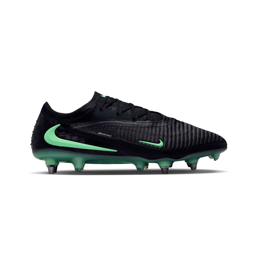Botas de fútbol Nike Phantom 6 Low Elite SG - Negro/Verde Ilusión/Negro