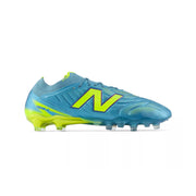 Botas de fútbol New Balance Tekela V5 Elite Low FG - Azul Metálico/Verde Alcalino/Azul Marino Equipo