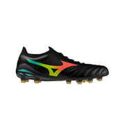 Botas de fútbol Mizuno Morelia Neo V Beta Pro FG/AG - Negro/Naranja Lava/Arcadia