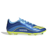 Botas de fútbol adidas F50 League Messi FG/MG - Azul royal/Amarillo solar/Semi azul ráfaga