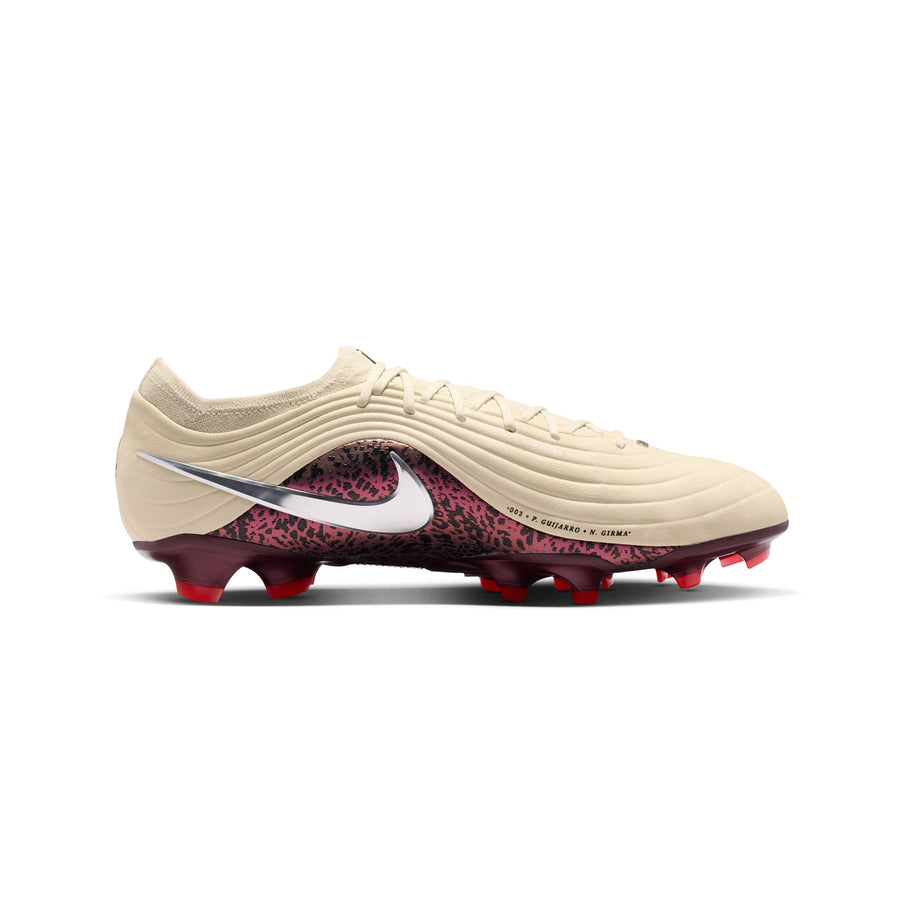 Nike Nike United Tiempo Maestro Elite FG Botas de Fútbol - Fósil/Plata Metálico/Borgoña Intenso